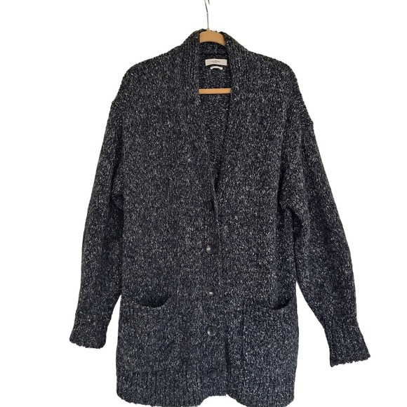 Isabel Marant Sweaters - ISABEL MARANT ETOILE DGray Oversized V Neck Cardigan Green Sz 38‎ M/L